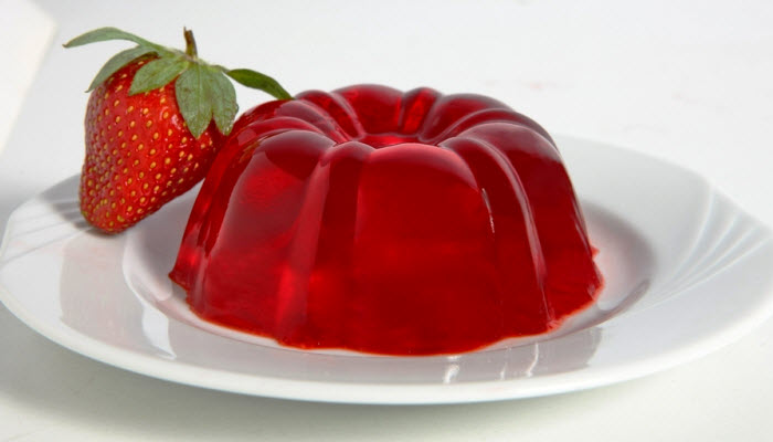 raspberry jello mold